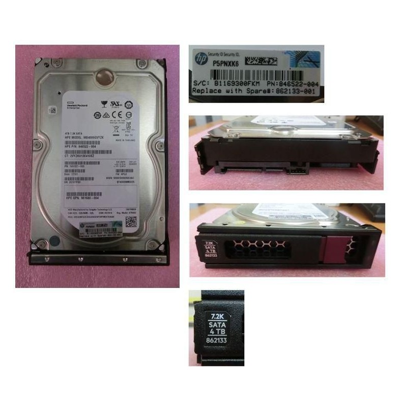 Hewlett Packard Enterprise DRV HDD 4TB 6G 7.2K LFF SATA Hewlett Packard Enterprise DRV HDD 4TB 6G 7.2K LFF SATA